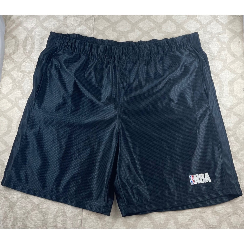 NBA Elevation Basketball Shorts Mens 2XL Black Mesh Athletic Activewear